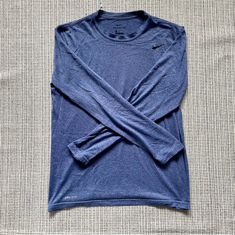 Nike Dri-FIT Legend 2.0 Men’s Long-Sleeve Training Top Blue/Purple Agate Medium